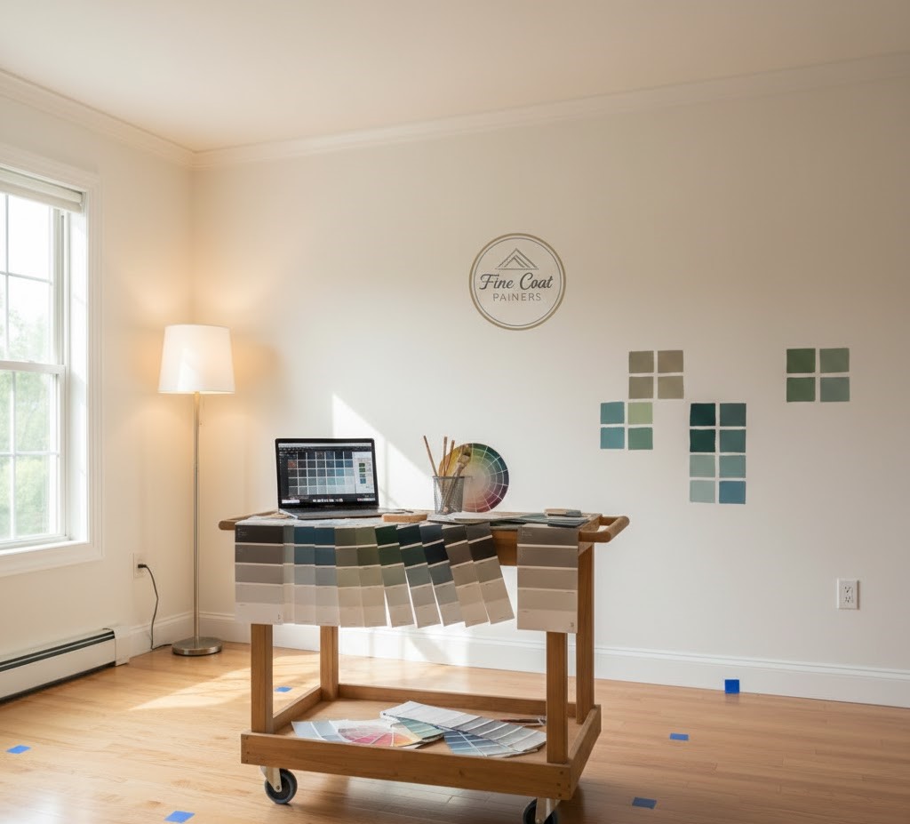 2026 interior accent wall trends Medford MA — Fine Coat Painters color consultation