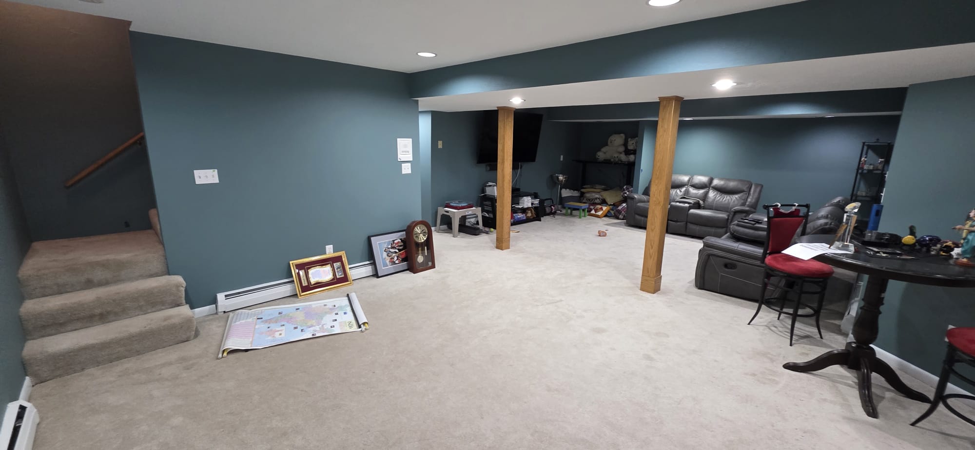 Interior room painting Bedford MA complete — Fine Coat Painters