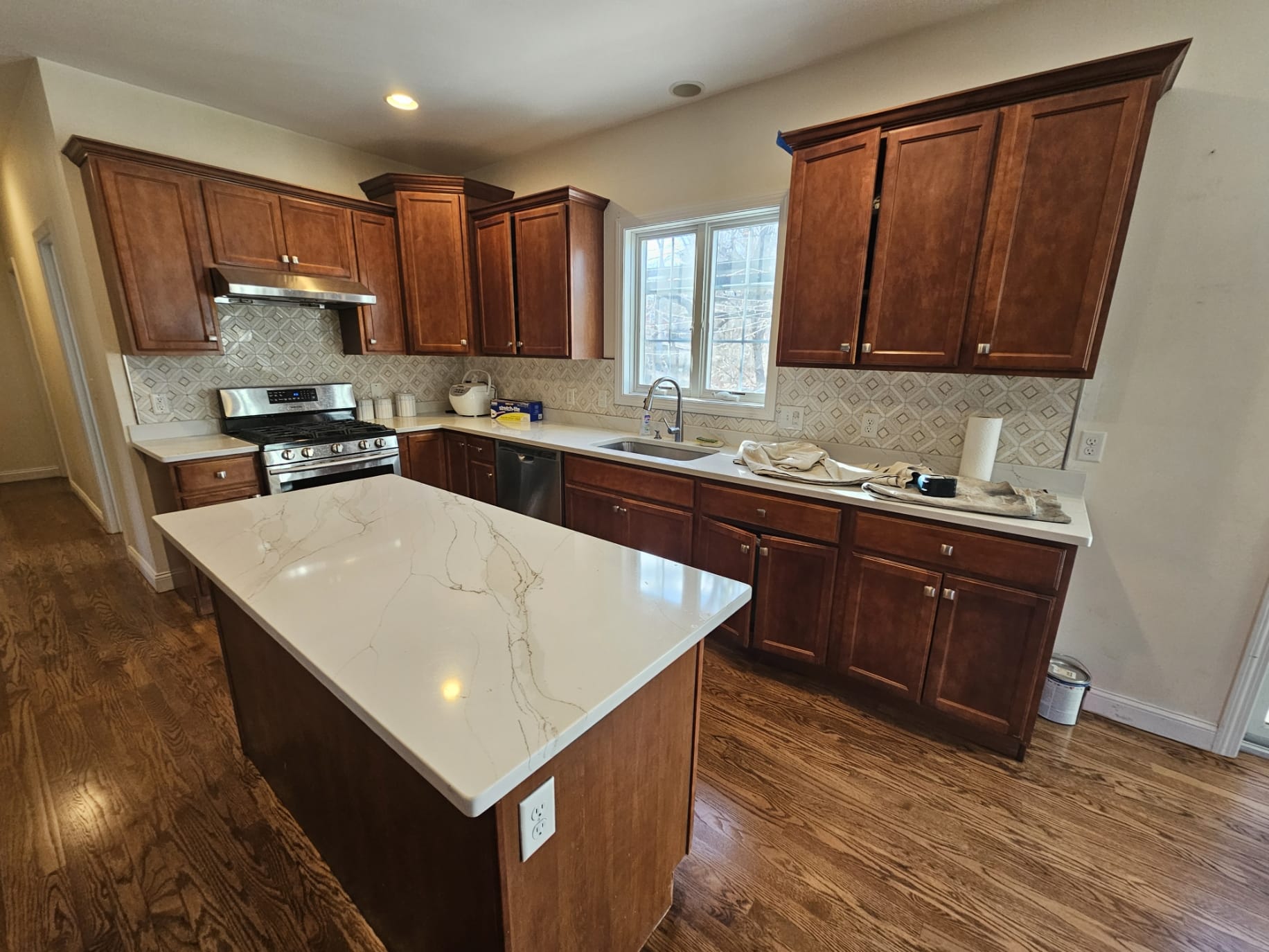 Interior room painting Wilmington MA complete — Fine Coat Painters