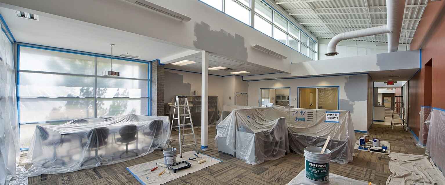 Commercial Painting Process — Andover MA Campus — Fine Coat Painters