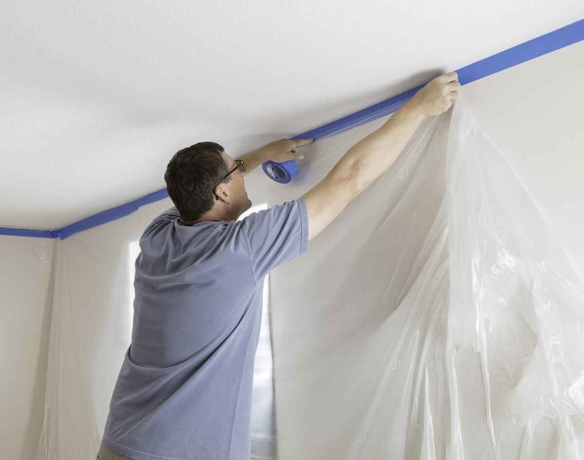 Active popcorn ceiling removal process Andover MA — Fine Coat