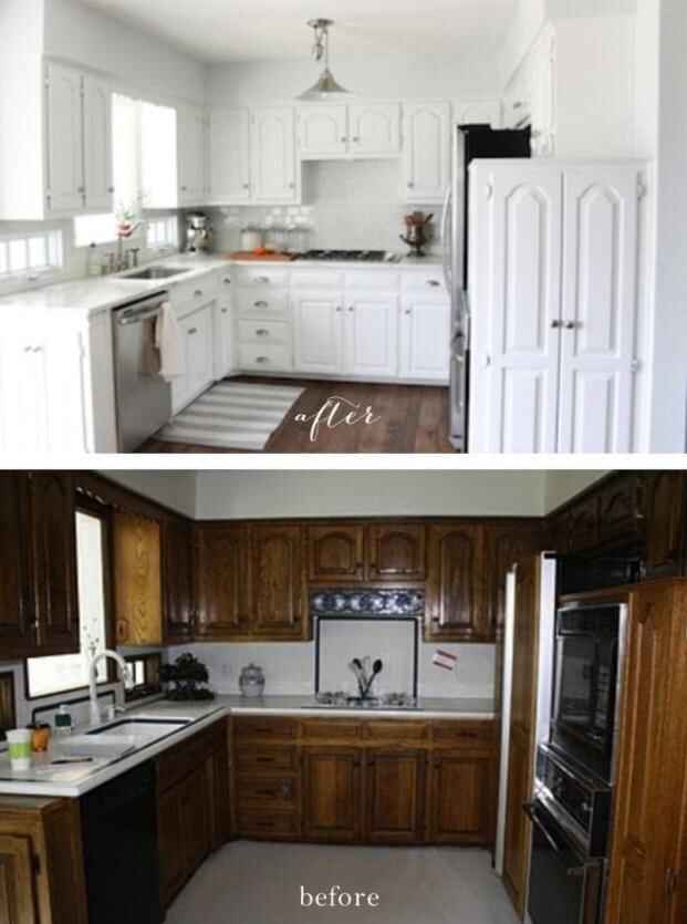 cabinet refinishing Wilmington MA charcoal painted maple