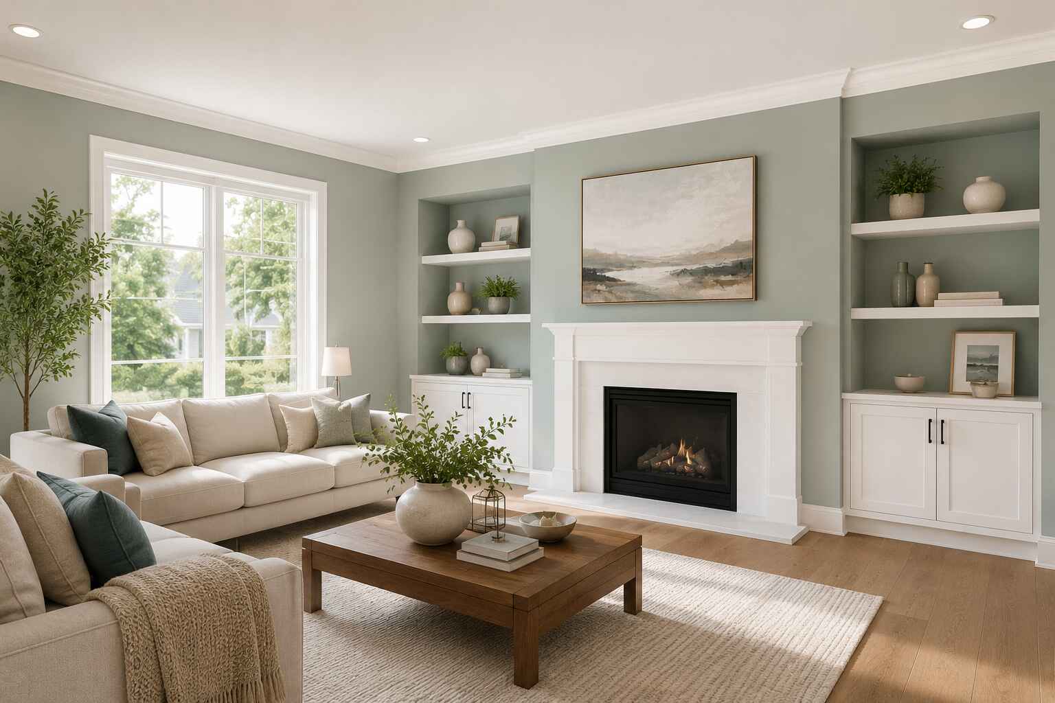 Free painting quote Massachusetts — interior painted by Fine Coat Painters